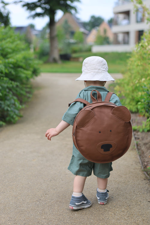 Bella de Beer | Leren kinderrugzak | Echt rundleer