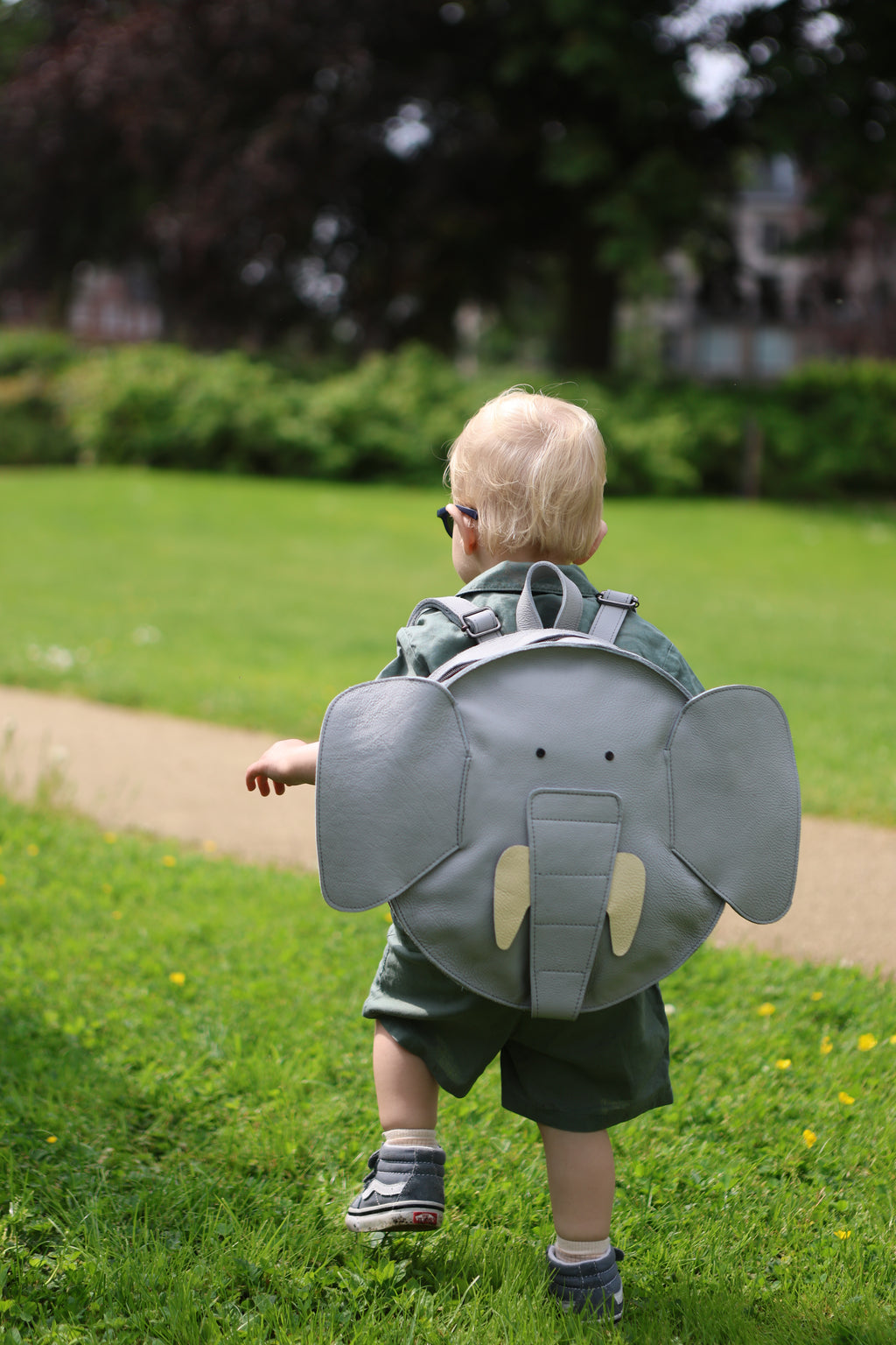 Ollie de Olifant | Leren kinderrugzak | Echt rundleer