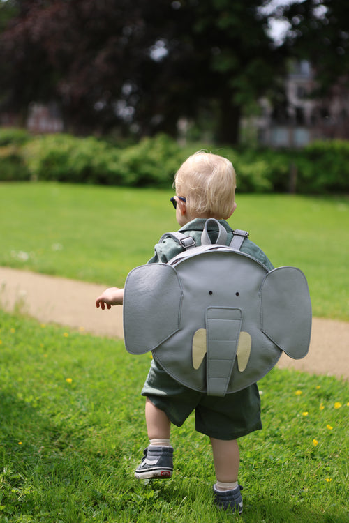 Ollie de Olifant | Leren kinderrugzak | Echt rundleer