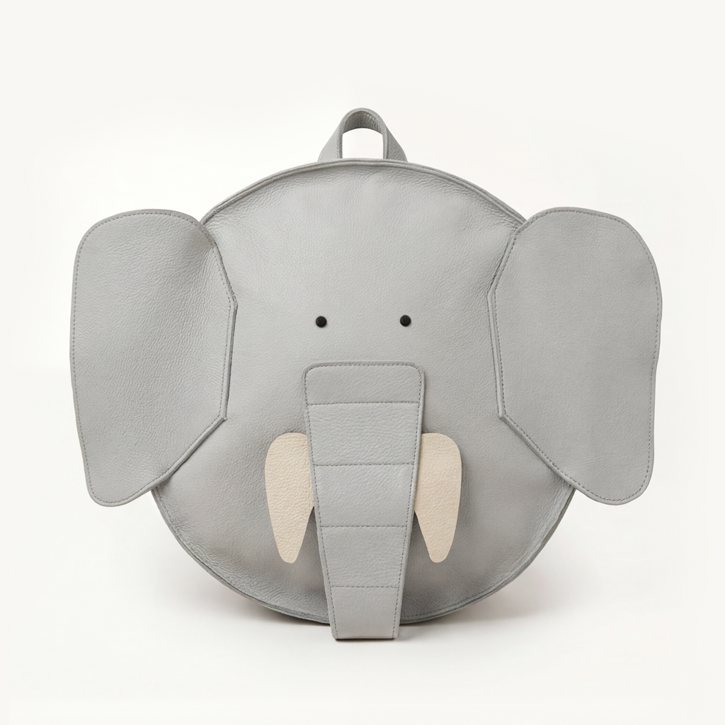 Ollie de Olifant | Leren kinderrugzak | Echt rundleer